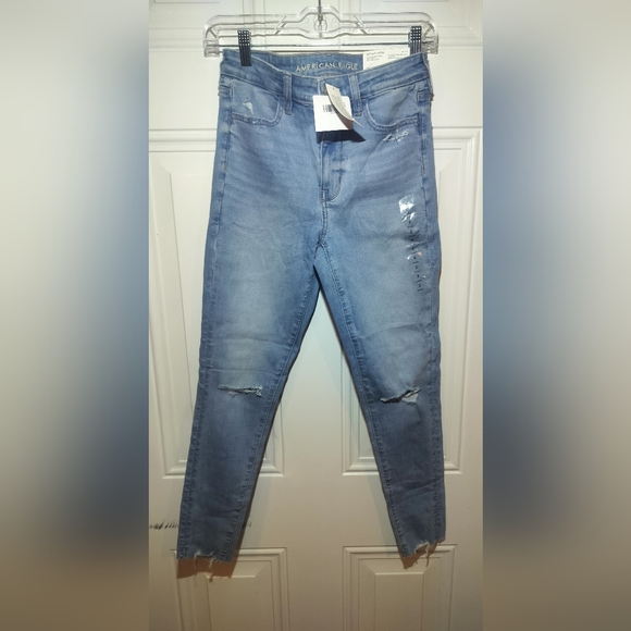 American Eagle Outfitters Light Blue Skinny Jeans - Picture 1 of 9